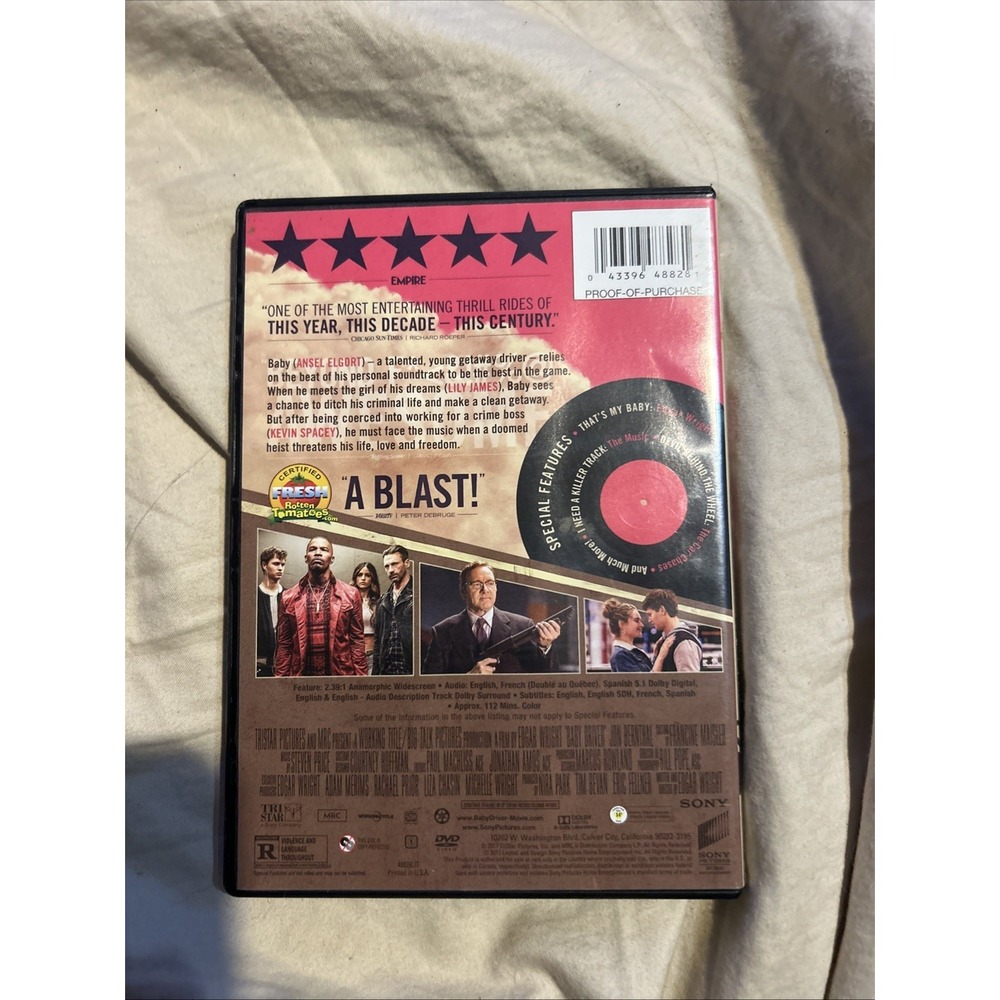 Baby Driver‎ (DVD, 2017) - Picture 2 of 2
